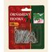 Gerson Silver Metal Ornament Hooks pack OF 100