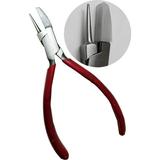 JEWEL TOOL 5.5 (14 cm) 2-in-1 Pliers | Round Nose & Nylon Flat Jaw | Ideal for Jewelers Working with Soft Metals
