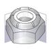 5/16-18 Nylon Insert Hex Lock Nut (Stop Nut) | Heavy Hex Thin Height (NTU Series) | Steel | Zinc Plated (Quantity: 500)