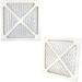 HQRP 2-pack MERV 6 Pleated AC Furnace Air Filter 12x12x1 Inches