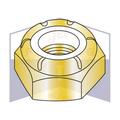 3/4-10 Nylon Insert Hex Lock Nut (Stop Nut) | Thin Pattern | Light Hex Thin Height (NTM & NTE Series) | Steel | Zinc Yellow Plated (Quantity: 200)