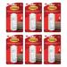 Command Large Utility Hook Damage Free Adhesive 1 Hook 2 Strips White 6-Pack