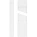 5 W x 72 H x 2 P Plain PVC Pilaster w/Standard Capital & Base (Pair)