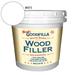 Heavy-Body Water-Based Wood & Grain Filler Color: WHITE Size: QUART