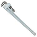 Stark 36-inch Aluminum Straight Pipe Wrench Plumbing Wrench 3-3/4 Adjustable Jaw Non-Stick Adjustment Nut