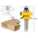 1 Pc. Glass Door Rail & Stile Reversible Router Bit - 1/2 Shank - Yonico 12122