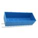 JSP Manufacturing Blue Parts Storage Bin Organizers Hooks to Peg Tool Board - Workbench Pegboard Craft Storage