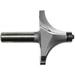 Magnate 1213 Corner Rounding Beading Router Bit â€” 1 Radius; 1-1/4 Cutting Length; 1/2 Shank Diameter; 2-1/2 Overall Diameter; 1-1/2 Shank Length