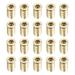 M6x20mm Threaded Insert Nuts Carbon Steel Zinc Plated 20 Pack