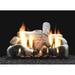 Empire 18 Birch Logset with Vent-Free/Vented Slope Glaze Burner- Liquid Propane