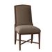 Fairfield Chair Clayton Upholstered Side Chair Upholstered in Brown | 38 H x 20 W x 27 D in | Wayfair 8821-05_9508 17_Hazelnut