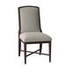 Fairfield Chair Clayton Upholstered Side Chair Upholstered in Brown | 38 H x 20 W x 27 D in | Wayfair 8821-05_3156 72_Espresso