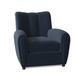 Armchair - Fairfield Chair Dellinger 35" W Armchair Polyester in Gray/White/Brown | 35 H x 35 W x 36 D in | Wayfair 1452-01_9953 76_Espresso