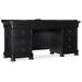 Hooker Furniture Bristowe Executive Desk w/ Built in Outlets Wood in Black/Brown | 30 H x 66 W x 22 D in | Wayfair 5971-10464-99