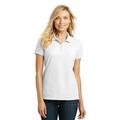 Port Authority Adult Female Women Plain Short Sleeves Polo White Small