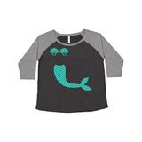 Inktastic Mermaid Tail and Shells Adult Women's Plus Size T-Shirt Female Baseball Smoke and Heather 1X