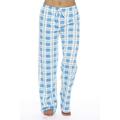 Sexy Dance Women Retro Plaid Long Pants Wide Leg PJ Bottom Ladies Casual Drawstring Lattice Pajamas Homewear