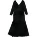 Ralph Lauren Womens Velvet Gown Dress