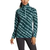 Eddie Bauer Women's Fast Fleece Raglan-Sleeve 1/4-Zip - Print