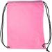 10 Pack 210D POLYESTER Drawstring Backpack, Gym Sports, Outdoor Backpack, Camping and Hiking Pink Bags (10 Pack, Pink)