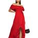 Women's Off Shoulder Stripes Irregular Boho Long Maxi Dress,One Shoulder Sleeveless Splice Dress S-XXL
