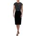 Lauren Ralph Lauren Womens Karina Shimmer Cap Sleeves Cocktail Dress