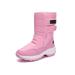 UKAP Women's Fleece-Lined Slip-Resistant Winter Ankle Snow Boot