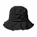 VEAREAR Apparel Accessories Women Hats Caps Cotton Solid Color All Match Comfortable Sun Protection Washable Black,Beach Sun Summer Bucket Fashionable Panama