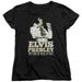Elvis Presley Golden Women's T-Shirt Black