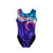 O3GL051 Obersee Girl's Girls Gymnastics Leotard - Swirl Purple