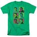 Psych-Squared Short Sleeve Adult 18-1 Tee, Kelly Green - Small