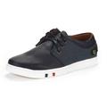 BRUNO MARC Mens Mesh Leather Sneakers Casual Shoes Slip On Lace Up Waking Shoes NY-03 NAVY 10.5