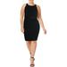 Emerald Sundae Womens Plus Juniors Illusion Bodycon Dress