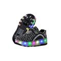 Snug Kids Light Up Shoes Toddler Girls Boys Breathable Led Flashing Sneakers