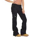 JDinms Women's Casual Multi Pockets Cargo Denim Pants