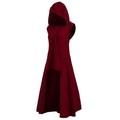 (Toponeto) Womens Solid Oversized Zip Down Hooded Coat Cardigans Outwear With Pocket