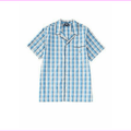 Polo Ralph Lauren Men's Woven Plaid Pajama PJ Top Blue/Pink Plaid Size M