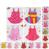 Summer Kids Baby Girl One-Piece Swimsuit Swimwear Dress,Color Sent at Random