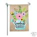 JEC Home Goods Can Flowers Grandma 2-Sided Polyester 18" x 13" Garden Flag in Brown | 18 H x 12.5 W in | Wayfair GF13002-0