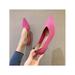UKAP - Women's Ballet Flats Knit Loafer Slip-on Pointed Toe Lightweight Non-Slip Mesh Walking Shoe