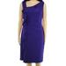 Womens Sheath Dress Petite Ruffle 2P