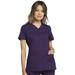 Cherokee Workwear Revolution Tech Scrubs Top for Women V-Neck Plus Size WW770AB, 4XL, Eggplant