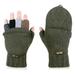 Miarhb Winter Gloves Fingerless Mittens Women's Fingerless Gloves Knitted Gloves with