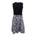 DKNY Women's Lace Print Combo Dress