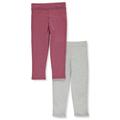 One Step Up Girls' Heather & Solid 2-Pack Jeggings (Little Girls)