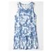 Junior Tie Dye Pattern Sleeveless Breathable Casual Loose Summer Dress