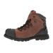 AVENGER 6" Leather Carbon Nanofiber Comp Toe Waterproof Puncture Resistant EH Slip Resistant Boot, Color: Brown, Size: 13, Width: 6E (A7546-6E-13)