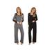 Balai Ladies New Style Pure Cotton Fashion Pajamas Suit Long-sleeved Trousers Casual Home Wear Round Neck Lace Loose Clothing Nightgown