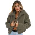 Meterk Fashion Women Winter Fleece Coat Cashmere Loose Thick Warm Cardigan Jacket Outerwear Overcoat