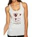 If It's Not a Yellow Lab It's Just a Dog Gift Womens Dog Lover Premium Tri-Blend Racerback Tank Top, Heather White, Small